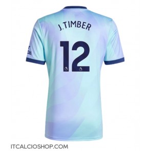 Arsenal Jurrien Timber #12 Terza Maglia 2024-25 Manica Corta